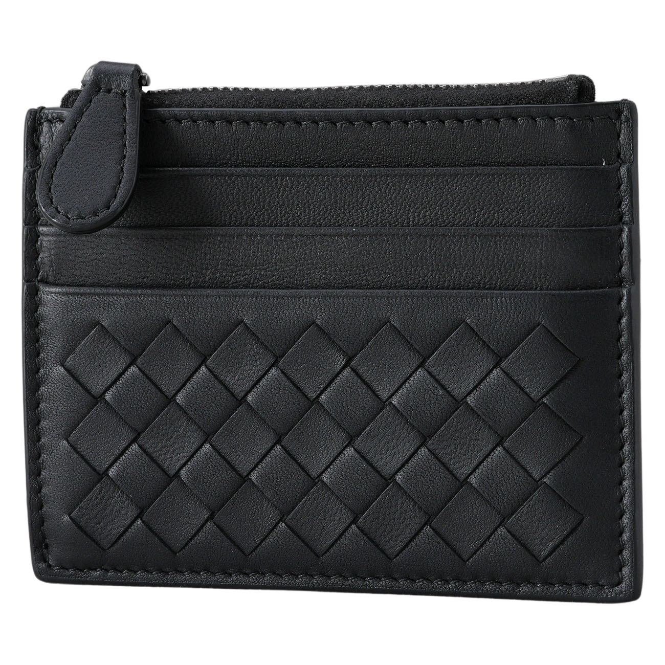 BOTTEGA VENETA(USED)보테가베네타 인트레치아토 지퍼 카드홀더